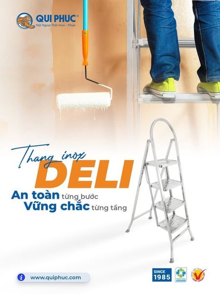Thang inox Deli Qui Phúc