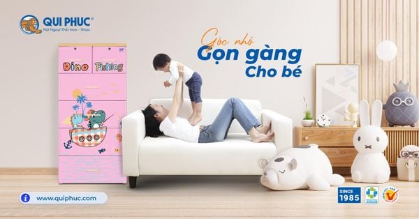 Bé có góc riêng gọn gàng – ba mẹ an tâm chăm sóc
