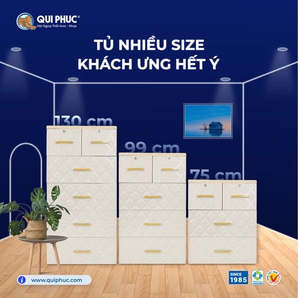 Tủ nhựa Paris Qui Phúc
