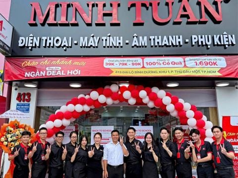 Minh Tuấn Mobile khai trương chi nhánh mới tại Bình Dương – Sôi động thị trường công nghệ cao cấp !!