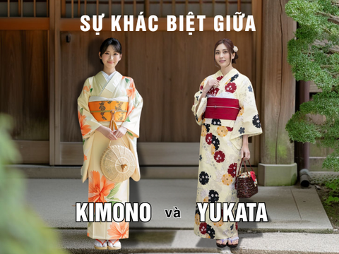 KIMONO VÀ YUKATA - KHÁC NHAU Ở ĐIỂM NÀO?