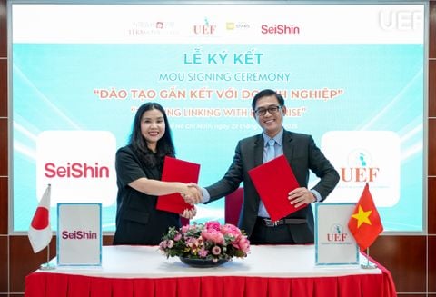 SeiShin ký kết hợp tác với UEF: Mở rộng cơ hội thực tập quốc tế cho sinh viên Việt Nam