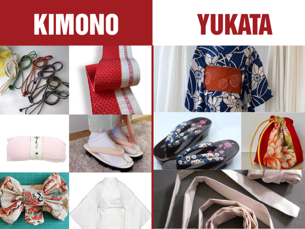 Phụ kiện của Kimono và Yukata