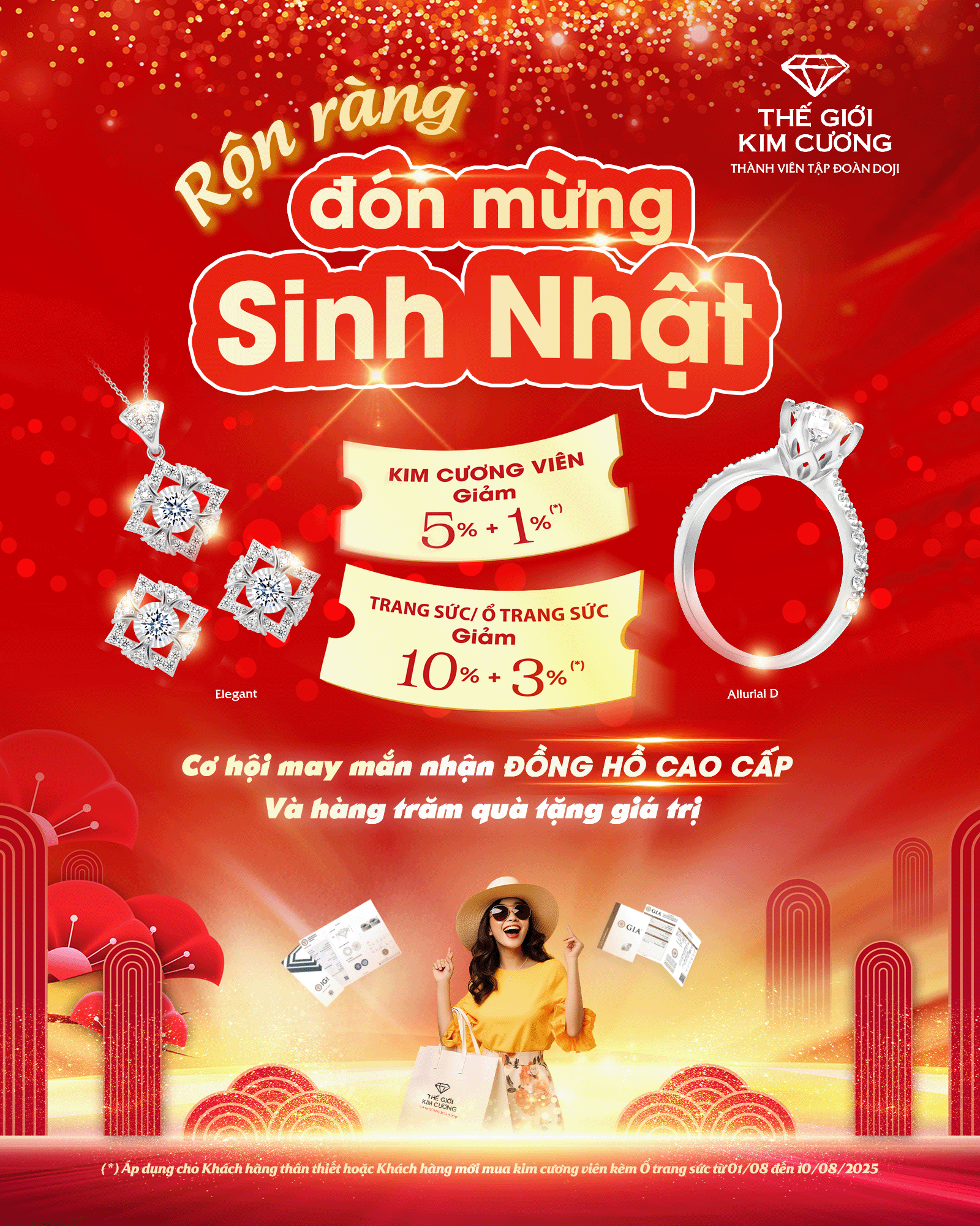 RỘN RÀNG ĐÓN MỪNG SINH NHẬT 14 CỬA HÀNG THÁNG 8
