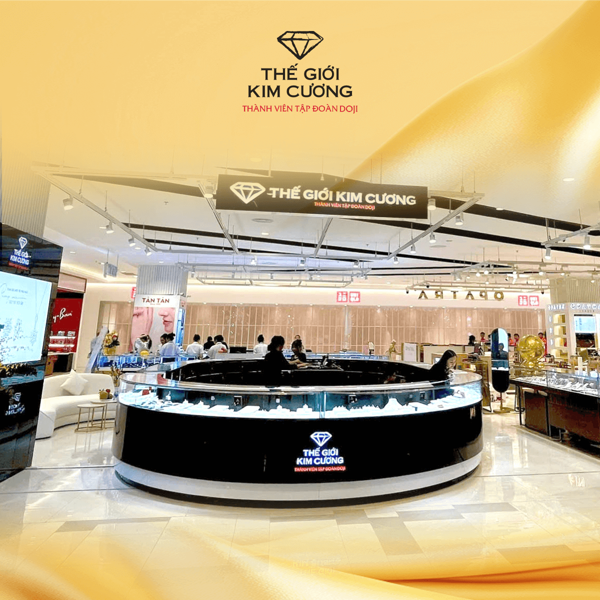 MỪNG KHAI TRƯƠNG THẾ GIỚI KIM CƯƠNG PARC MALL QUẬN 8