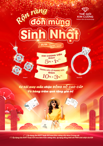 RỘN RÀNG ĐÓN MỪNG SINH NHẬT 08 CỬA HÀNG THÁNG 9