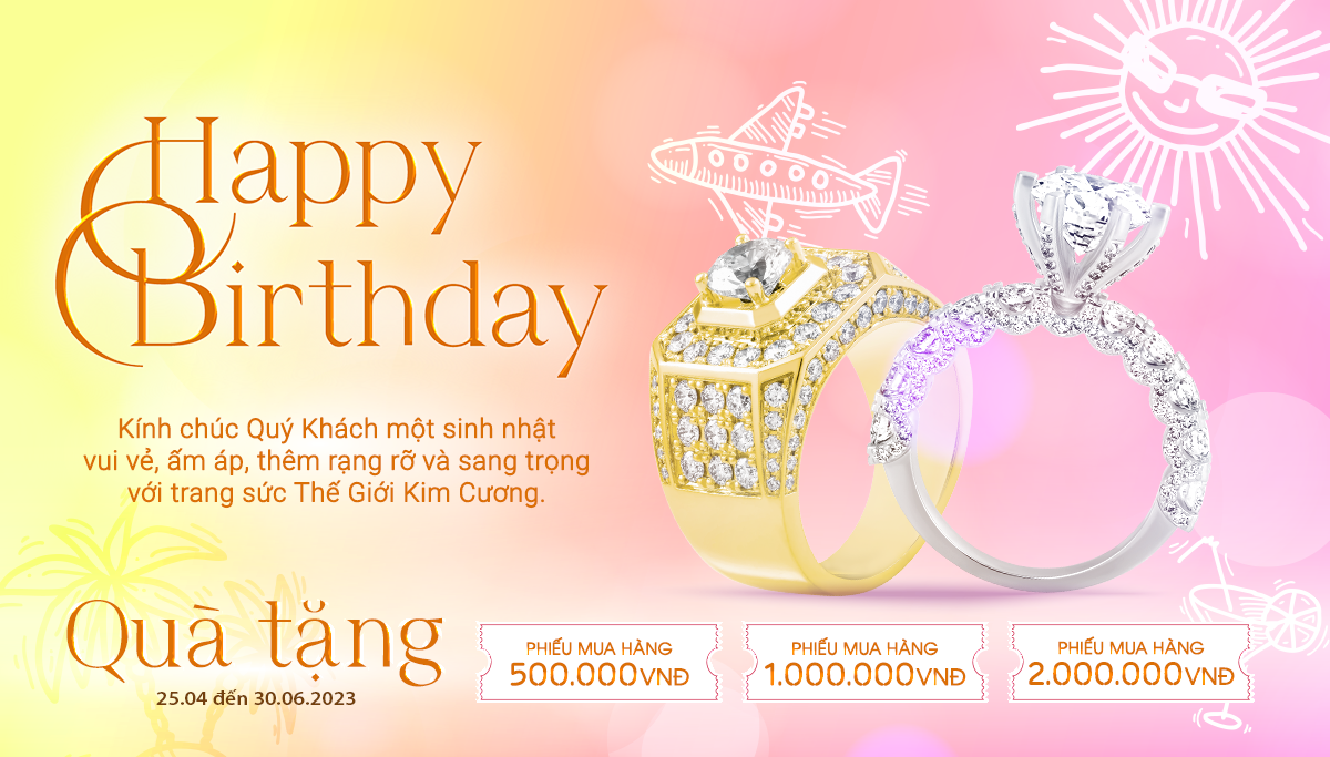 Tặng quà sinh nhật vợ đẳng cấp như doanh nhân Nguyễn Quốc Vũ Kim cương  vàng siêu phẩm đọc số carat là biết độ chịu chi