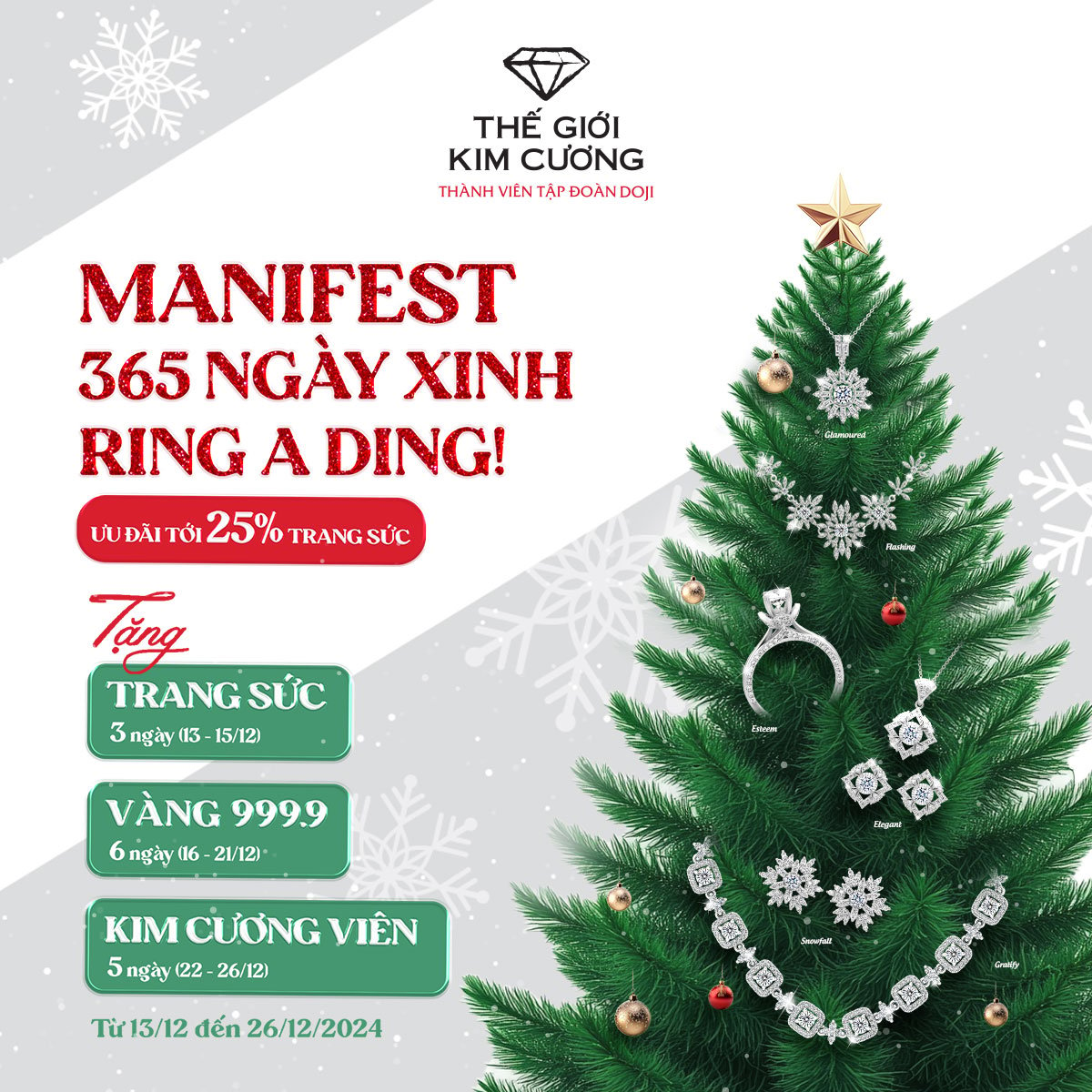 MANIFEST 365 NGÀY XINH - TỎA SÁNG GIÁNG SINH KỲ DIỆU