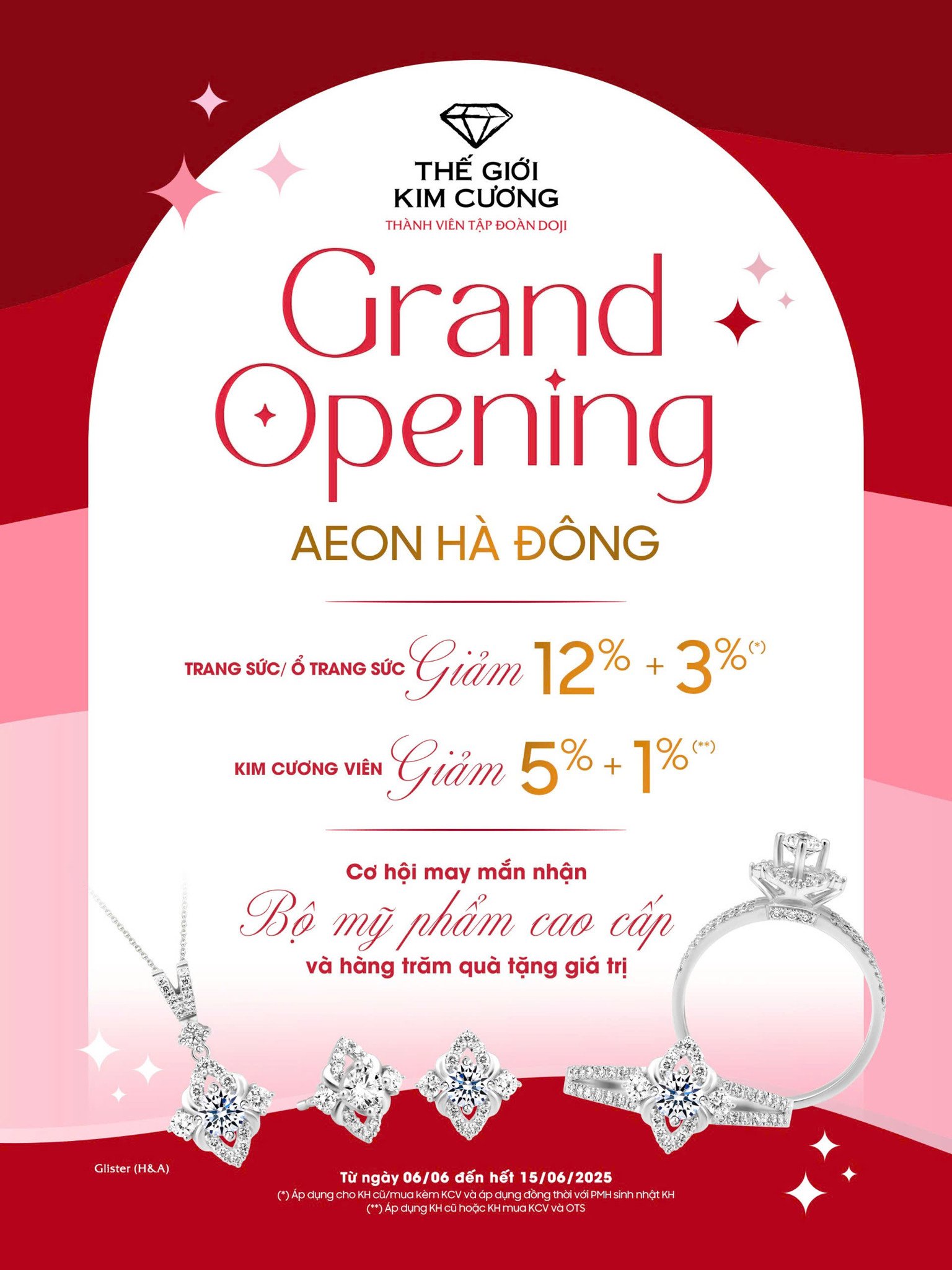 GRAND OPENING - THẾ GIỚI KIM CƯƠNG TƯNG BỪNG KHAI TRƯƠNG AEON MALL HÀ ĐÔNG
