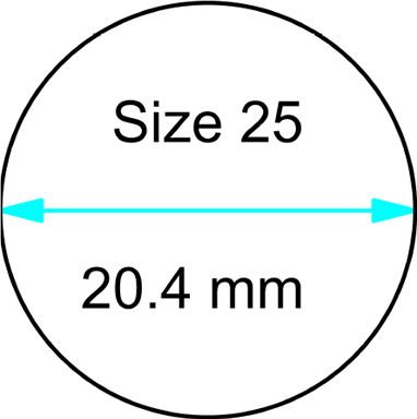 size 25