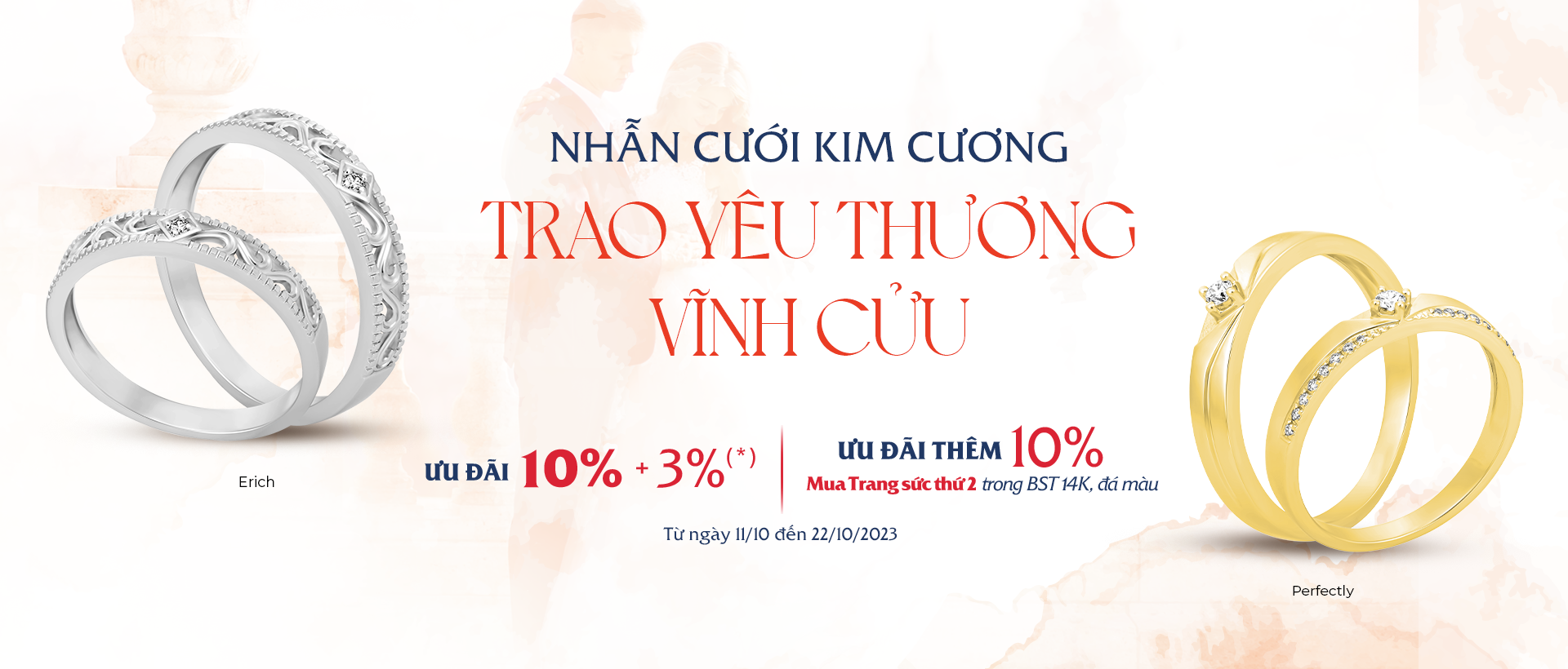 Top 10 tiệm vàng mua bán nhẫn cưới đẹp nhất ở Hà Nội - NiNiStore 2023