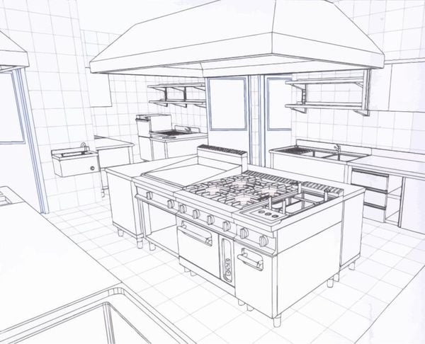 Những điều cần biết về bản vẽ thiết kế bếp nhà hàng – Nhà Phân ...