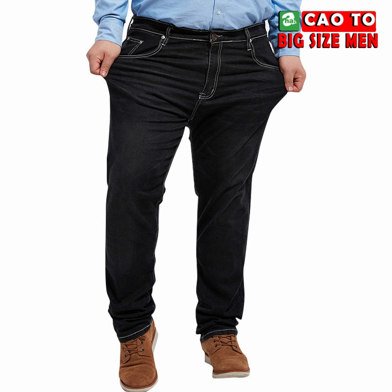 Quần jeans dài big size men cho người ngoại cỡ