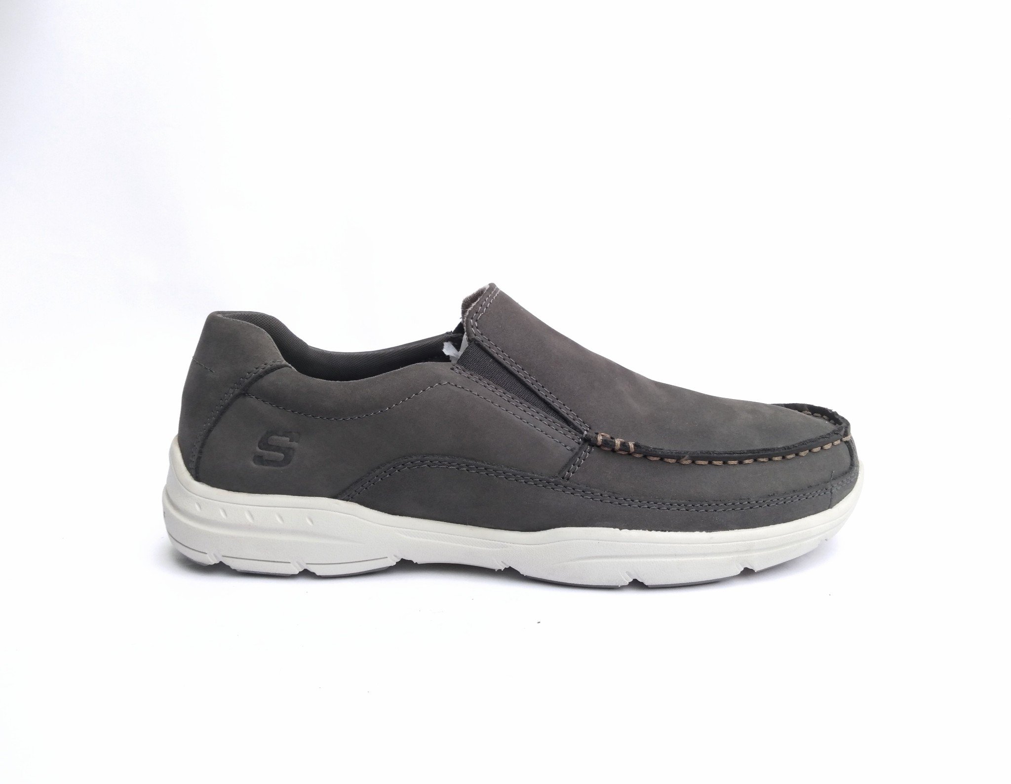 giày skecher xỏ bigsize xám