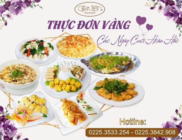 ✨ THỰC ĐƠN VÀNG CHO NGÀY CƯỚI HOÀN HẢO ✨