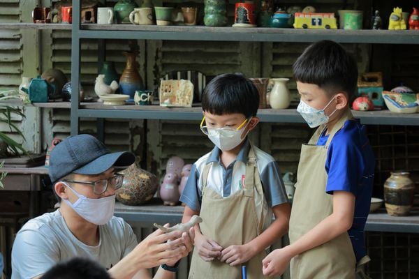 Vườn Nhà Gốm rất hân hạnh khi được góp một phần vào quá trình phát triển của các em học sinh trường Quốc tế Việt Hoa