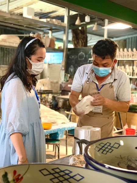 Ngày học đầu tiên của chị Nguyệt Ánh - Học viên lớp dài hạn
