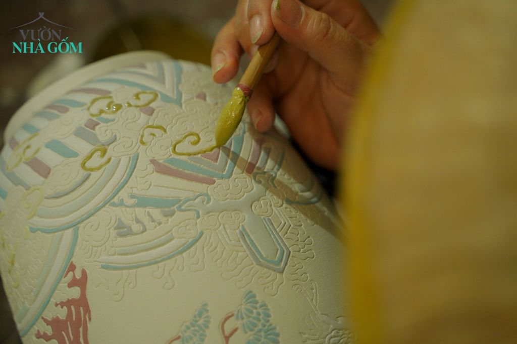 Hành trình tạo tác TƯỢNG RỒNG THỦ BIÊN - 2024 | Phần 6: Chân sóng Thủy Ba - Hoa văn Cổ Phục Việt