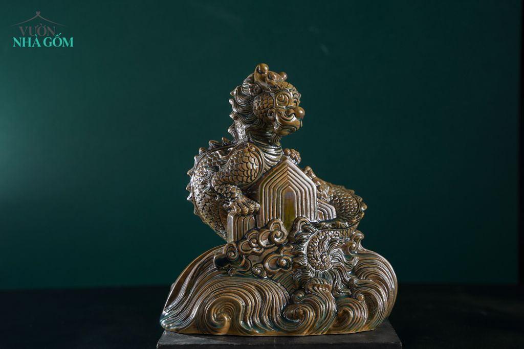 Hành trình tạo tác TƯỢNG RỒNG THỦ BIÊN - 2024 | Phần 11: Xanh Tro - Phiên Bản của Rồng & Nước