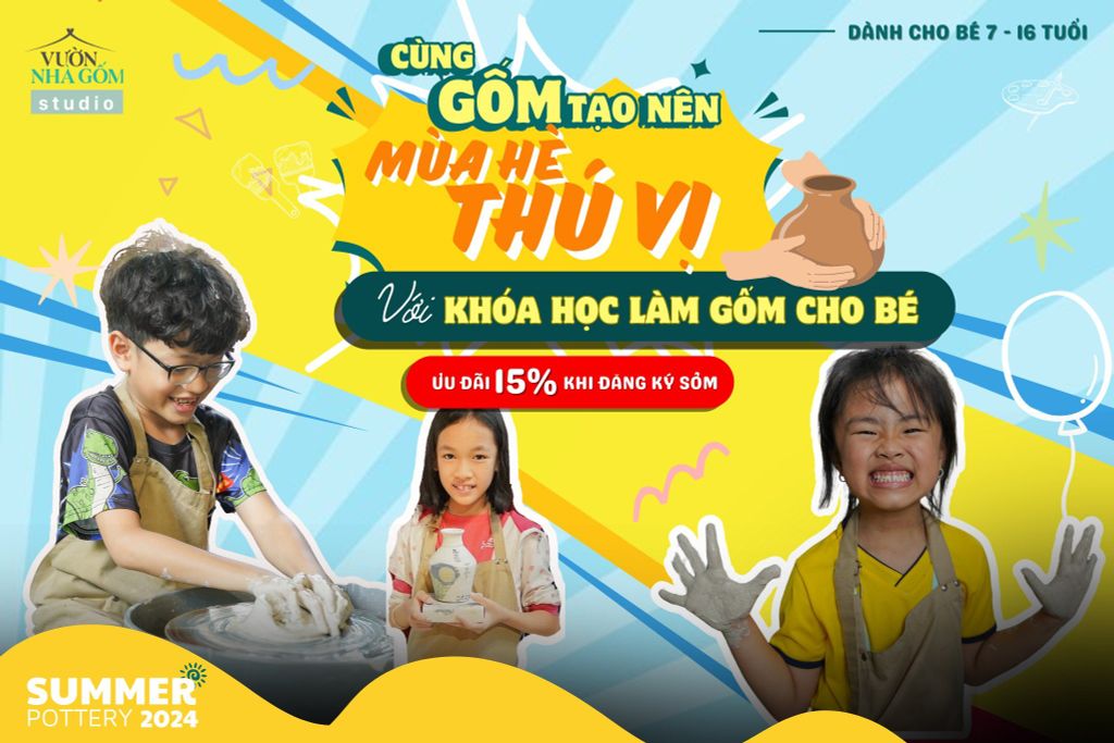 [KHÓA HỌC MÙA HÈ] KHÁM PHÁ THẾ GIỚI SÁNG TẠO CỦA CON