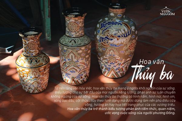 Chuyện gốm | Đề tài trên gốm: Hoa văn Thủy ba