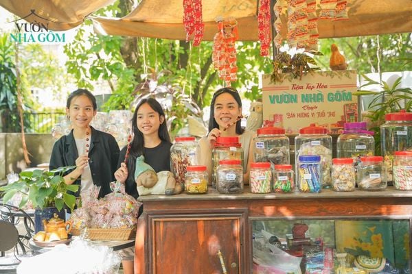 Quầy tuổi thơ - Bật mí những góc checkin được ưa chuộng tại Vườn