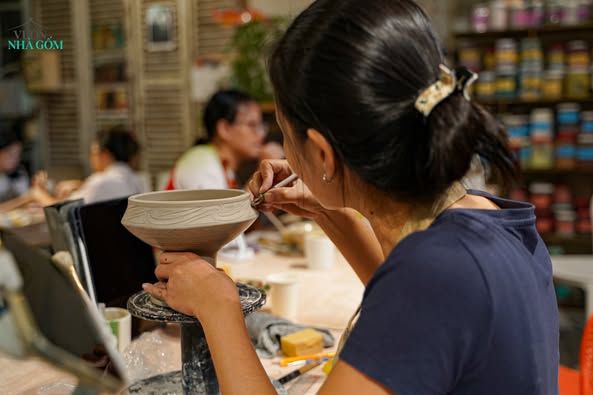 Về lại Sa Huỳnh – Chu Đậu qua đôi tay học viên lớp gốm Vườn