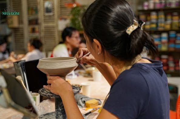 Về lại Sa Huỳnh – Chu Đậu qua đôi tay học viên lớp gốm Vườn