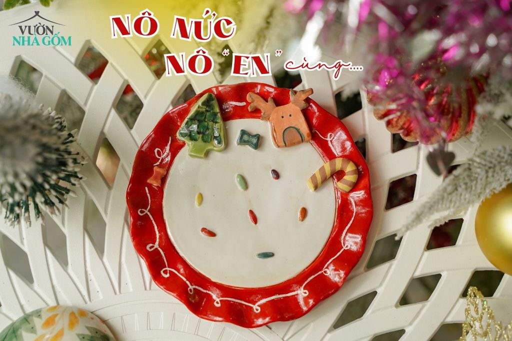 [THÁNG 12] 𝑯𝑬𝑳𝑳𝑶 𝐂𝐇𝐑𝐈𝐒𝐓𝐌𝐀𝐒 - GIÁNG SINH NÀY THẬT VUI CÙNG GỐM THỦ CÔNG NHA