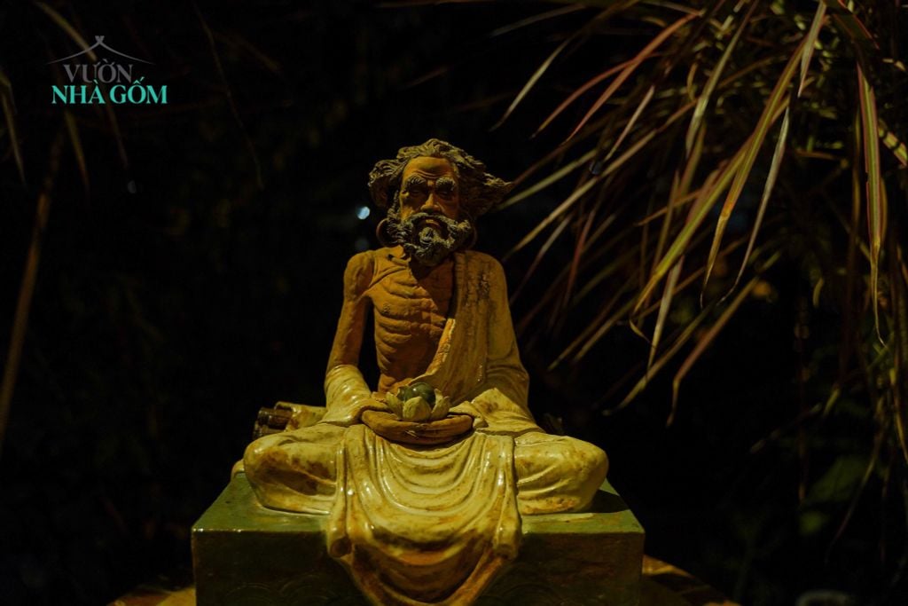 Vẻ đẹp tượng Tổ Bồ Đề Đạt Ma qua bàn tay tài hoa của nghệ nhân Nguyễn Văn Trung