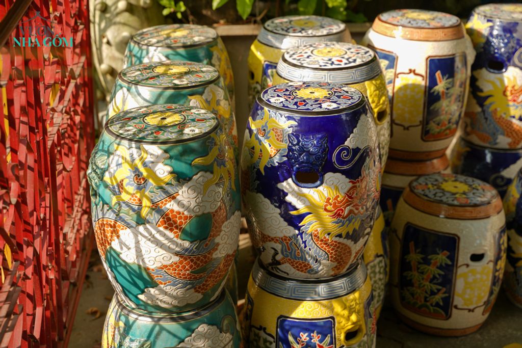 Đôn Gốm Mùa Xuân - Khi hình tượng Rồng được mang lên gốm, là hội tụ đầy đủ các yếu tố: ĐẤT, NƯỚC và LỬA