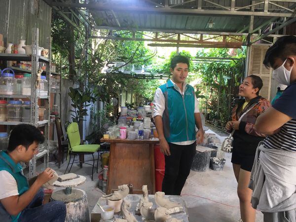 Workshop làm gốm | Nụ cười an nhiên của chị Nhiên trong buổi trải nghiệm làm gốm