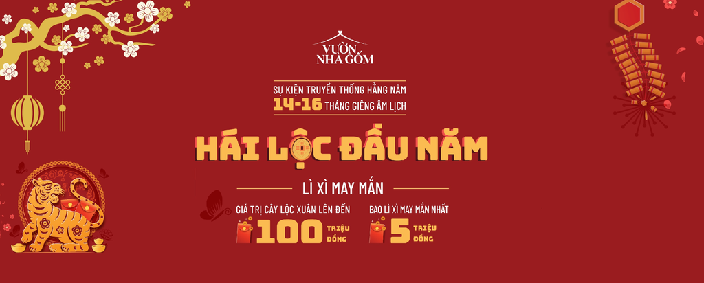 Hái Lộc Đầu Năm -Lì Xì Đầu Năm Đặc Biệt Từ Vườn Nhà Gốm