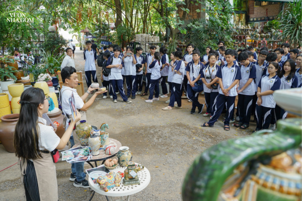 [TEAM ĐOÀN] KHÁM PHÁ NGHỀ GỐM CÙNG ĐOÀN TRƯỜNG THCS NGÔI SAO