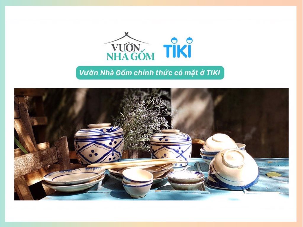 Vườn Nhà Gốm | Dễ dàng sở hữu sản phẩm gốm gia dụng Lái Thiêu của Vườn Nhà Gốm từ Tiki