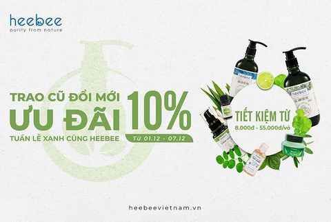 TUẦN LỄ XANH CÙNG HEEBEE - TRAO CŨ ĐỔI MỚI TÔ XANH CUỘC SỐNG