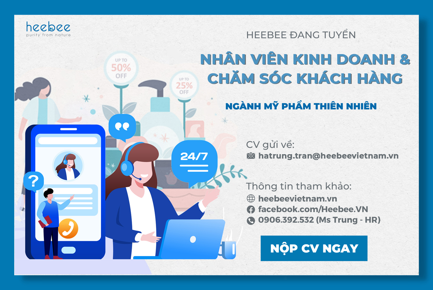 [TUYỂN DỤNG] HEEBEEVIETNAM NEED YOU 10/2022