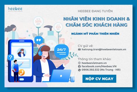 [Tuyển gấp] SALE & CUSTOMER SERVICE - Nhân Viên Kinh Doanh & Chăm Sóc Khách Hàng (Hạn nộp: 31/03/22)