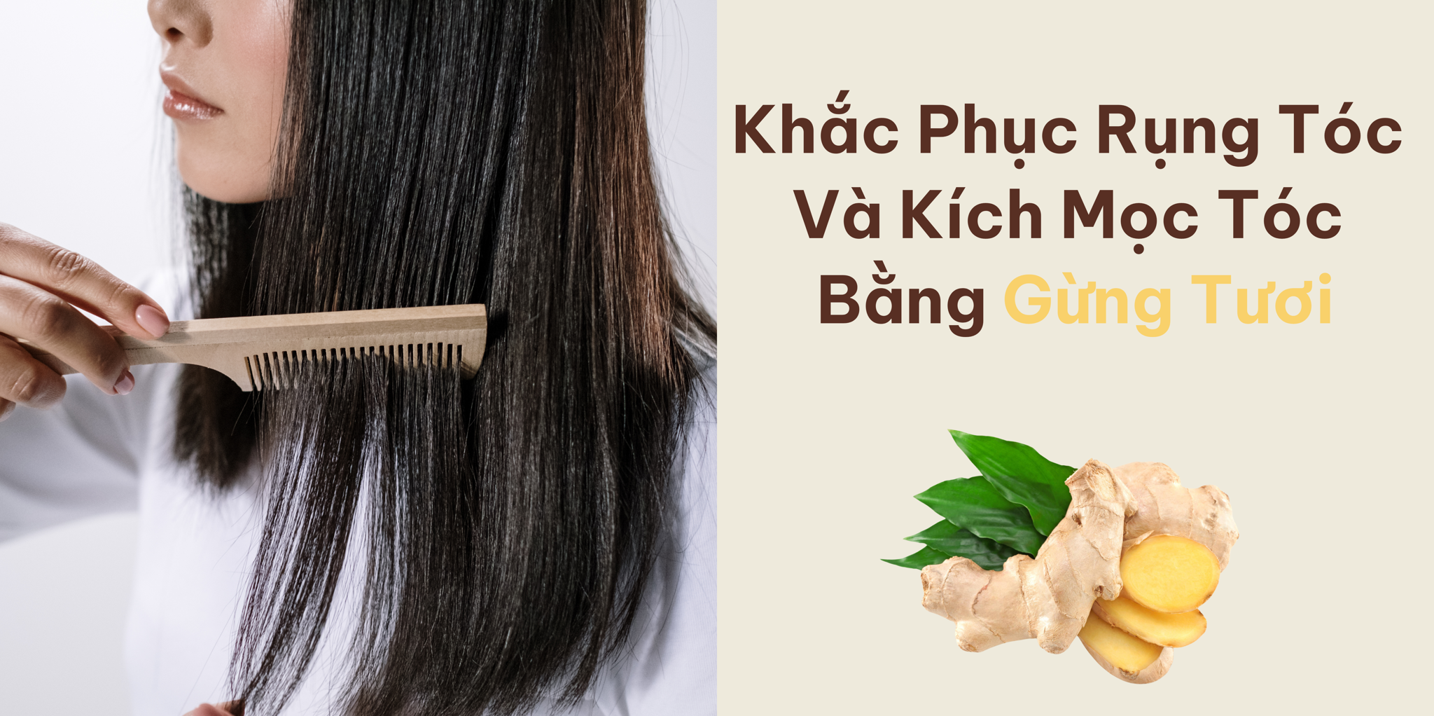 10 Cách Khắc Phục Rụng Tóc Và Kích Mọc Tóc Hiệu Quả Tại Nhà Bằng Gừng Tươi