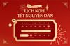 THÔNG BÁO LỊCH NGHỈ TẾT NGUYÊN ĐÁN 2022