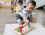 Những em bé út ít của La Casa với giờ học Montessori