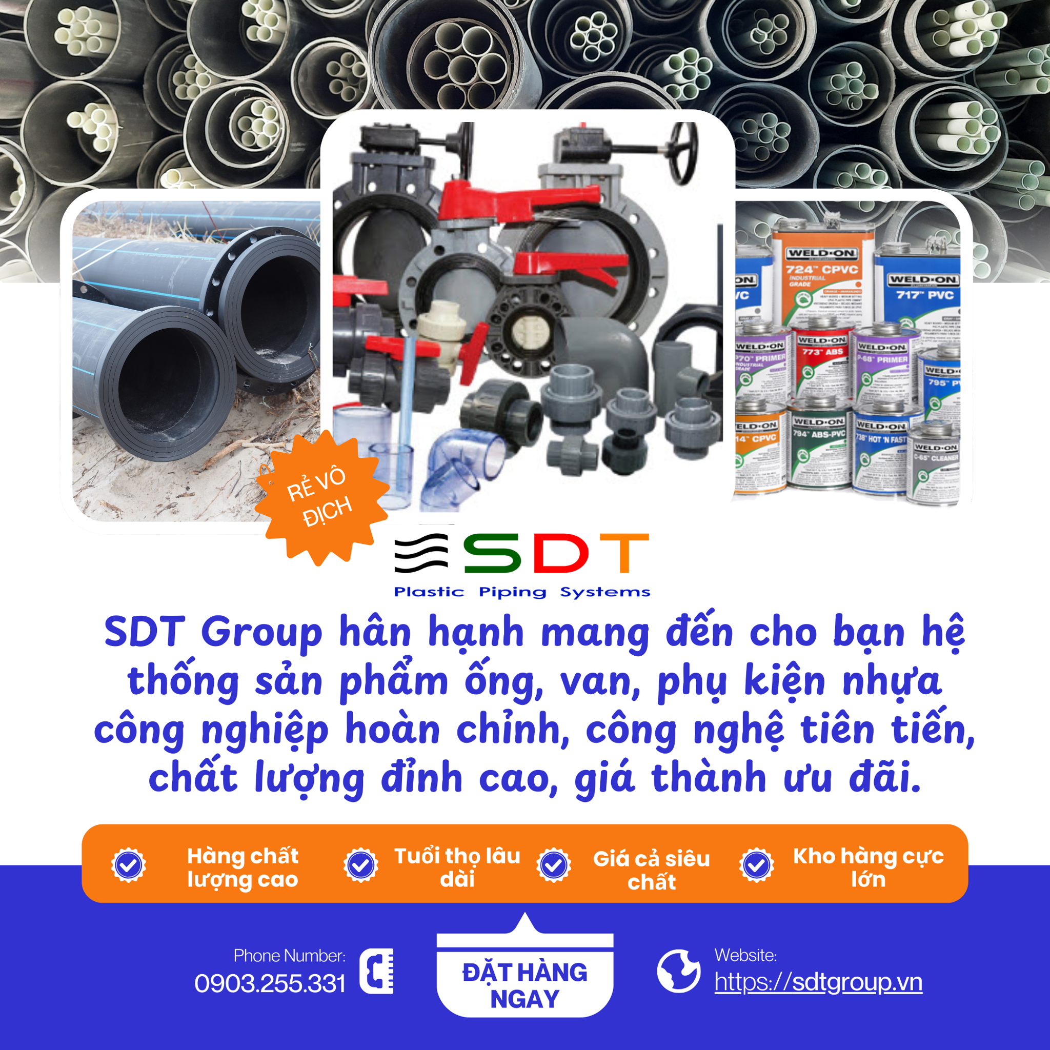 TOP 5 loại phụ kiện nhựa công nghiệp – Lựa chọn bởi kỹ sư SDT