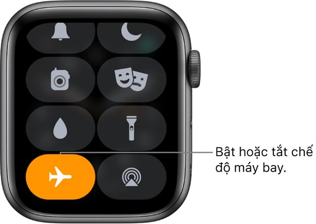 Apple Watch không nghe gọi được do bật chế độ máy bay Lỗi Apple Watch 1