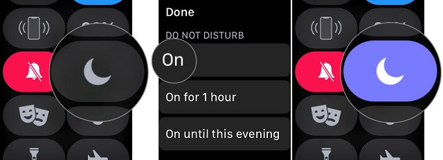 Apple Watch thiếu thông báo do bật chế độ “Do Not Disturb”