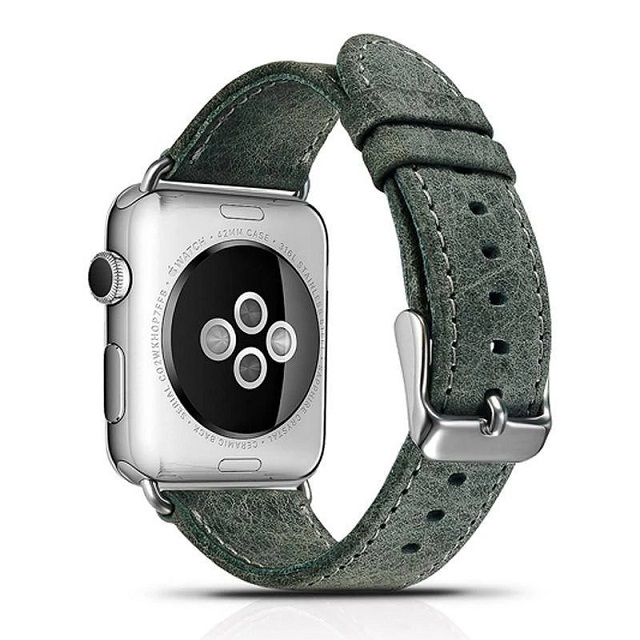 Dây đồng hồ Apple Watch da bò tự nhiên