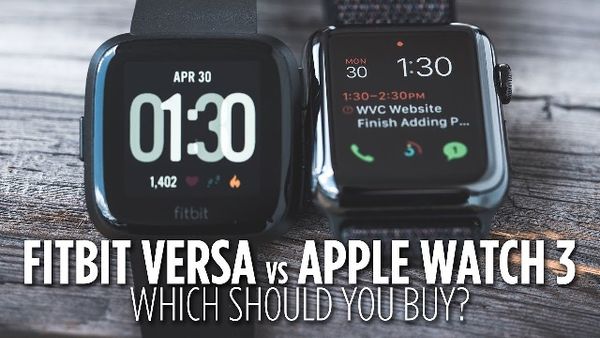 (Nên mua đồng hồ thông minh Apple Watch 3 hay Fitbit Versa)