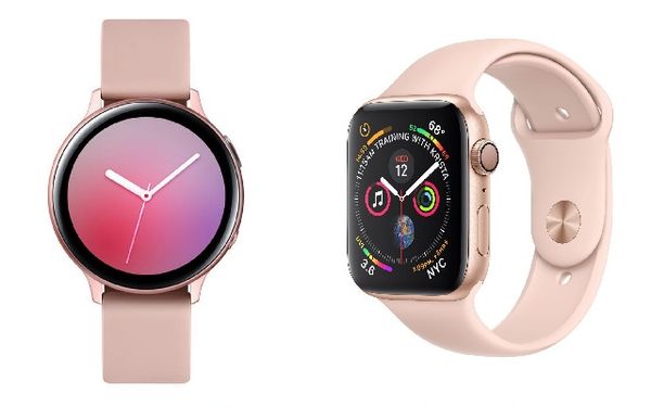 Watch Active 2 hay Apple Watch Series 4 phiên bản hồng