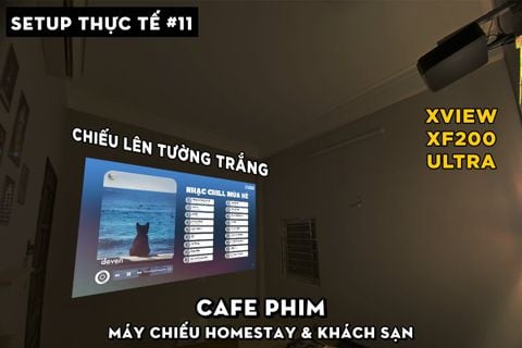 LẮP ĐẶT XVIEW XF200 ULTRA CHO CAFE PHIM THỊ TRẤN QUỐC OAI HÀ NỘI