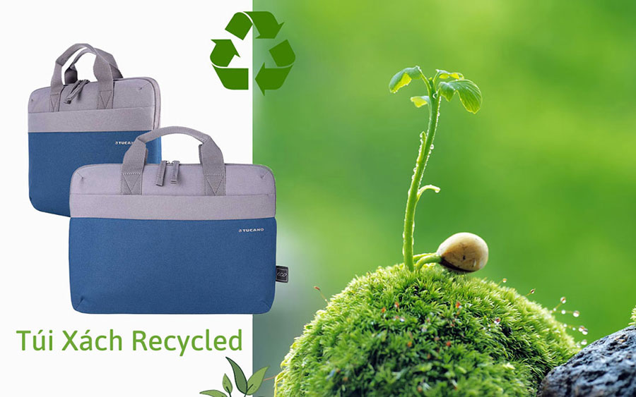 Túi Xách Recycled Tucano Billa Eco 14 inch| tái chế