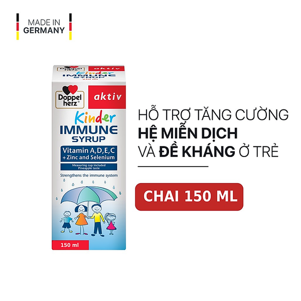 Aktiv Kinder Immune Syrup tăng đề kháng chai 150ml